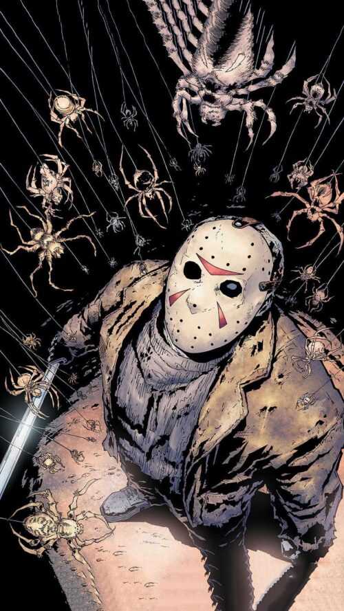 Live wallpaper Jason Voorhees on the moon DOWNLOAD FREE 1551797343