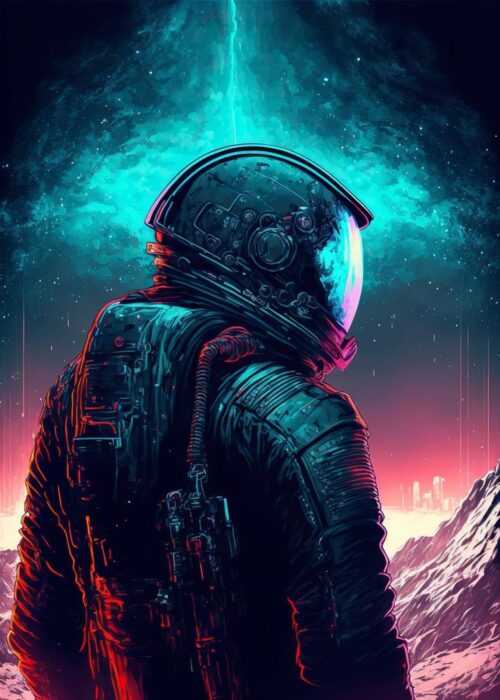 Floating In Space Wallpaper
