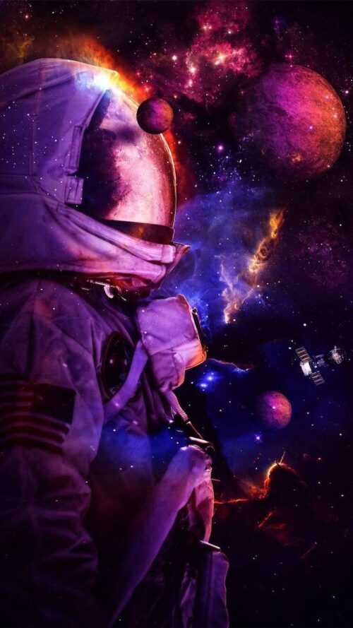 Floating In Space Wallpaper